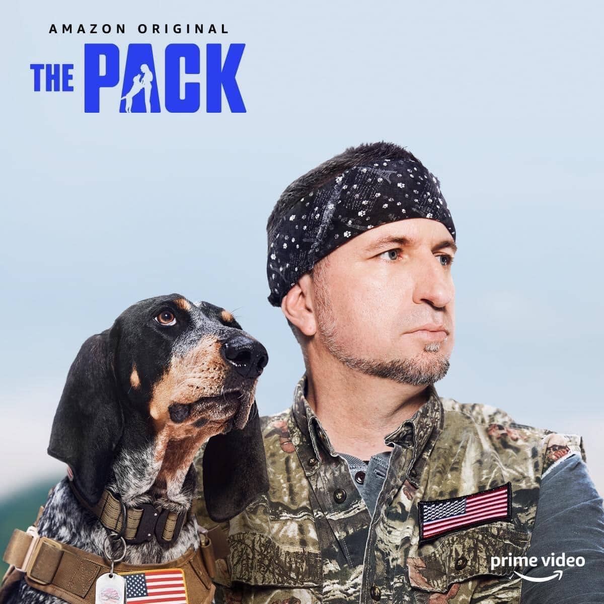 Dixie The Praying Dog & Brian Calvert compete in Amazon Prime Series "The Pack"