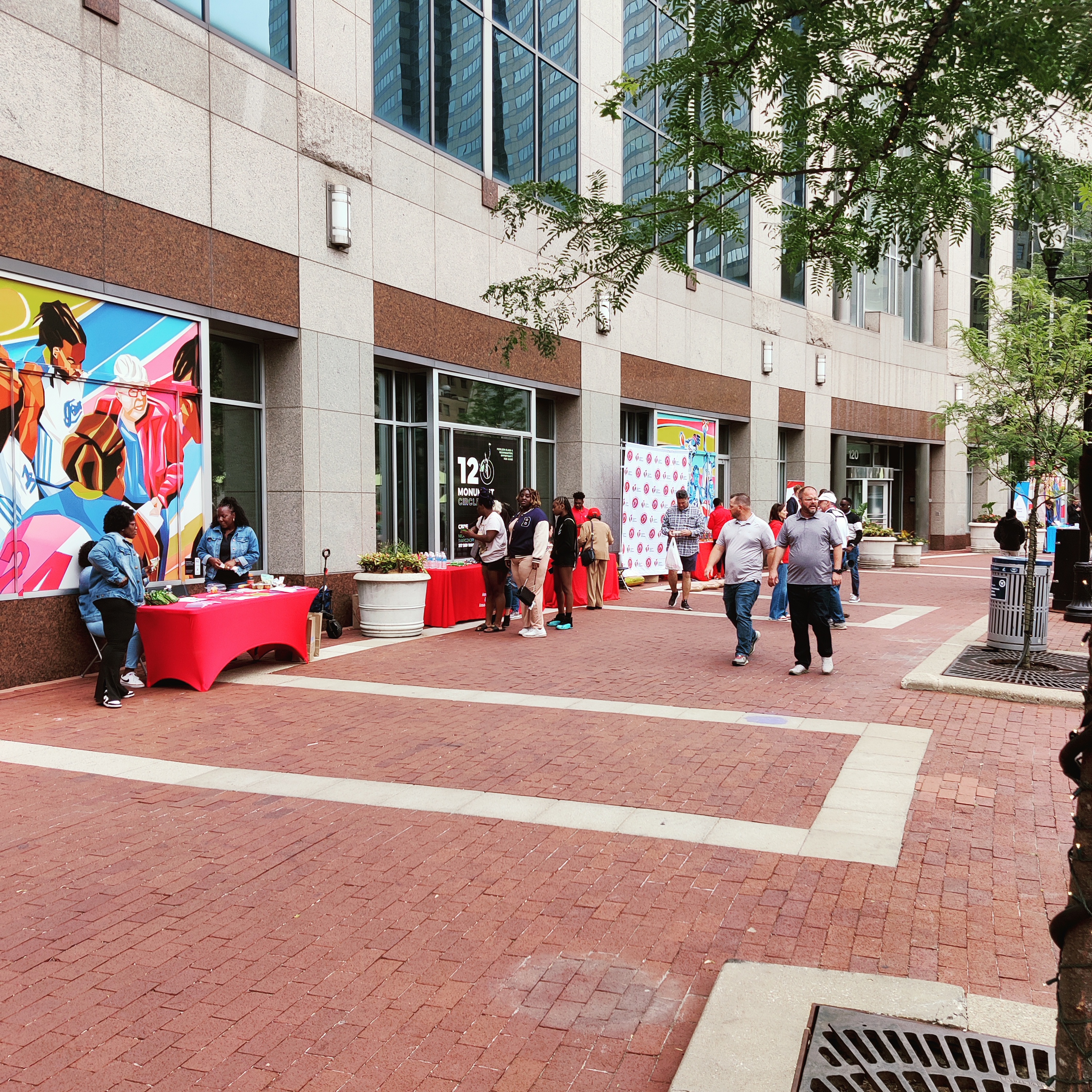 AHA event on Monument Circle