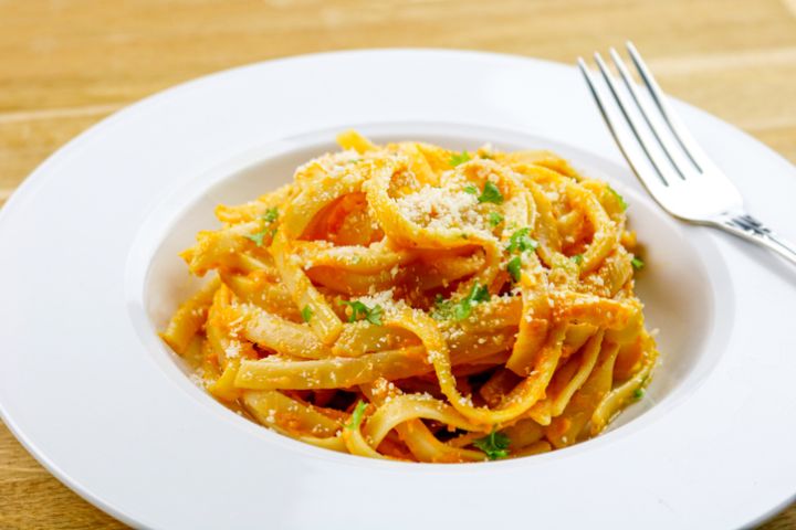 Pumpkin alfredo