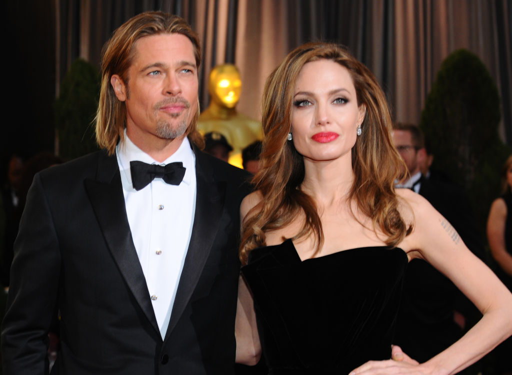 Angelina Jolie And Brad Pitt At Academy Awards