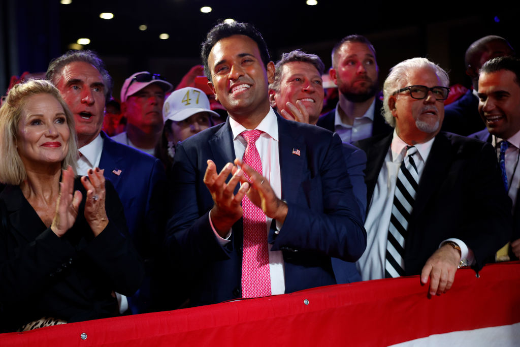 Republican Presidential Nominee Donald Trump Holds Election Night Event In West Palm Beach