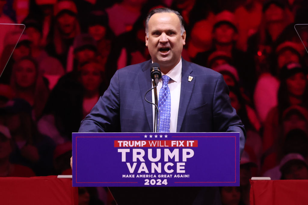 Donald Trump Holds Campaign Rally At Madison Square Garden In NYC