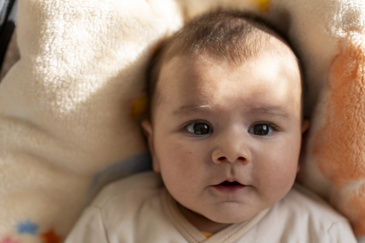 Portrait of a baby boy.