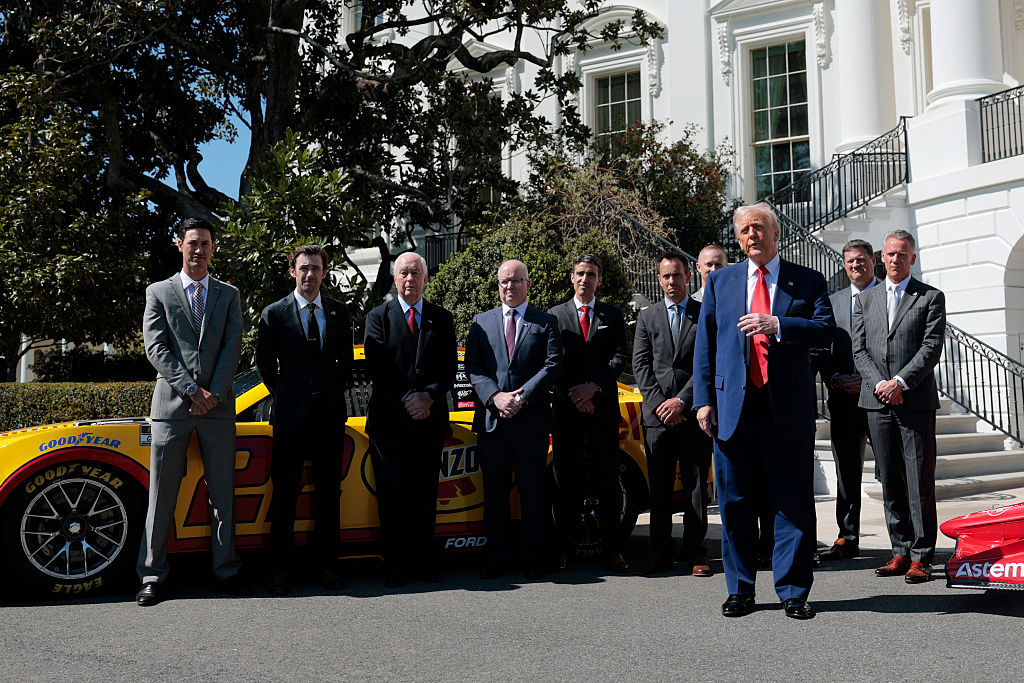 President Trump Welcomes Racing Champions To The White House