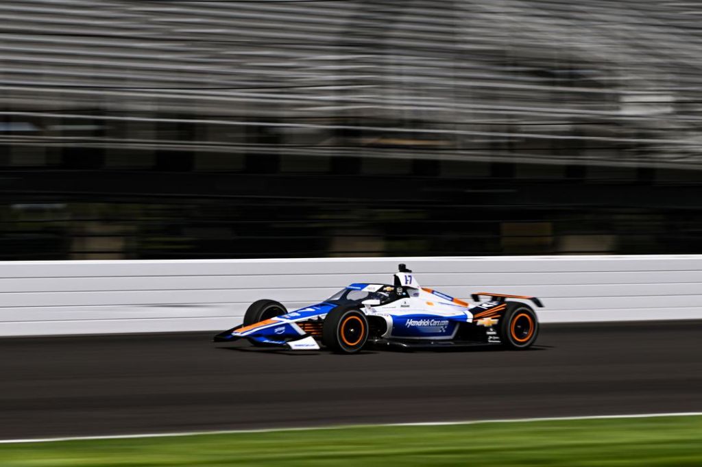 Kyle Larson Indy 500 open test