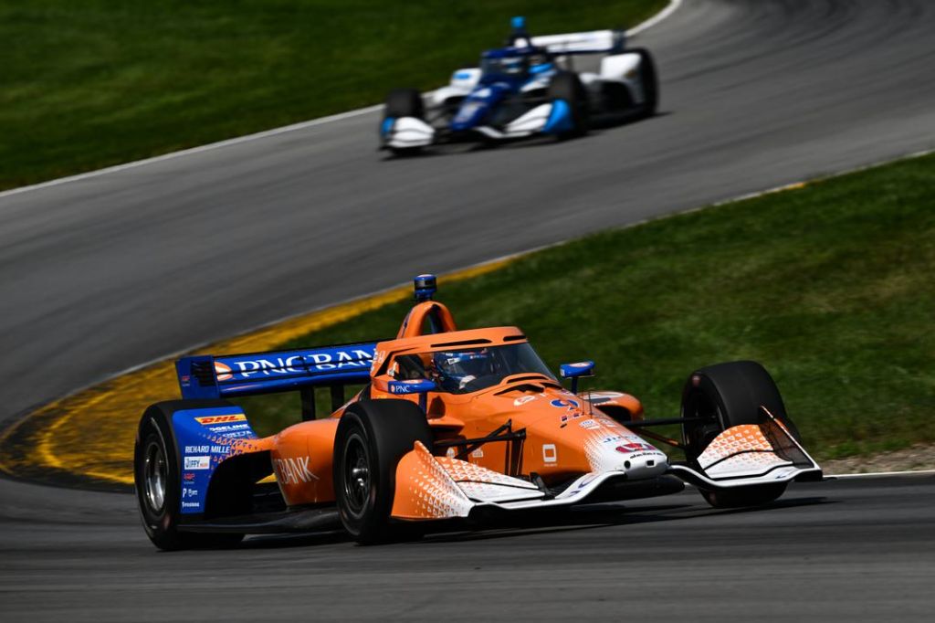 Scott Dixon at Mid-Ohio