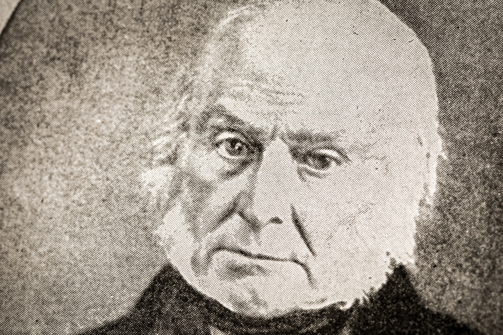 Antique photograph: John Quincy Adams