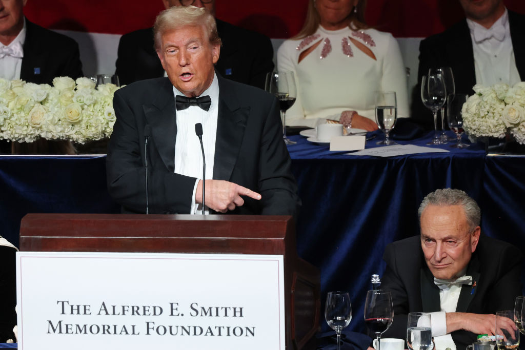 Former President Donald Trump Attends Alfred E. Smith Dinner In New York
