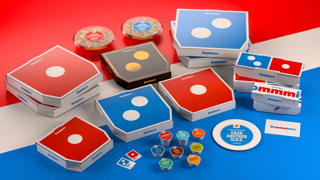 Dominos Brand Refresh - A look at full new packaging