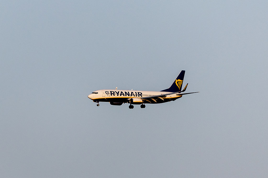 Air Traffic at Zakynthos International Airport "Dionysios Solomos" in Zakynthos, Greece