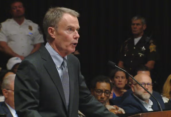 Joe Hogsett at a council meeting