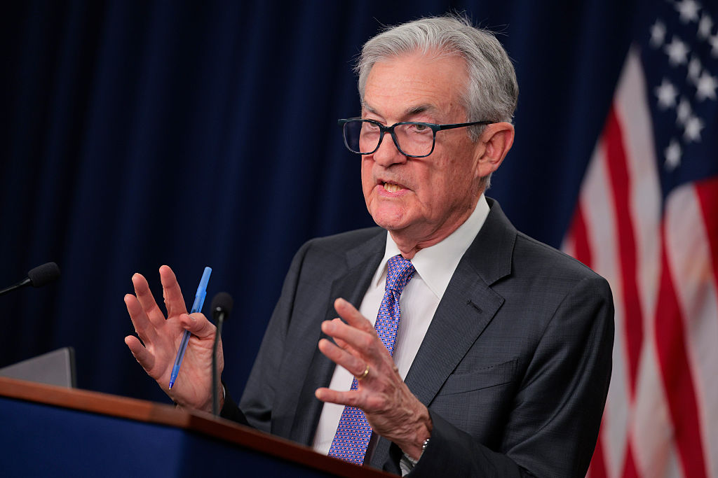 Federal Reserve Chair Jerome Powell Speaks During His Monthly News Conference