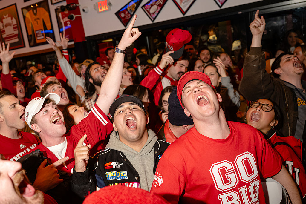 Indiana University Students Gather To Watch National Championship Against University of Miami